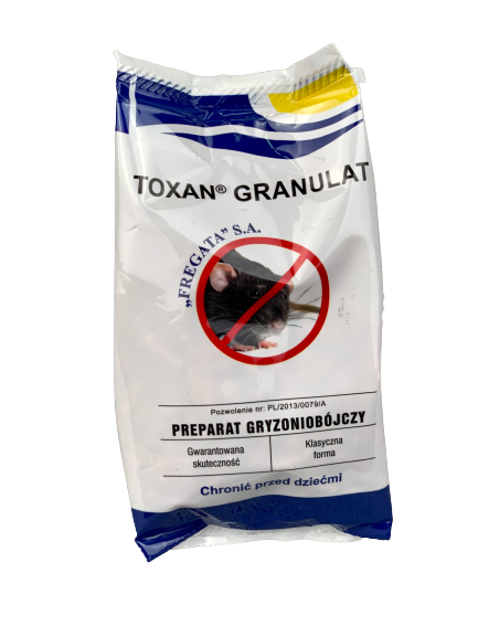 Toxan - granulerat gift för möss och råttor