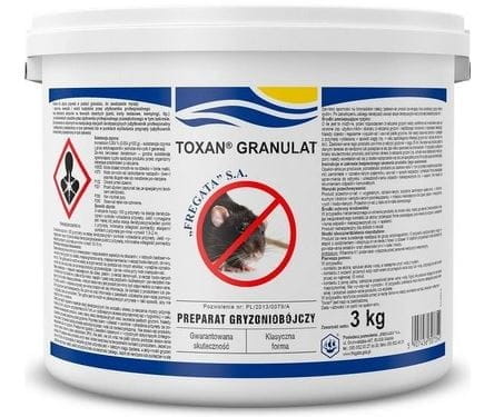 Toxan - granulerat gift för möss och råttor